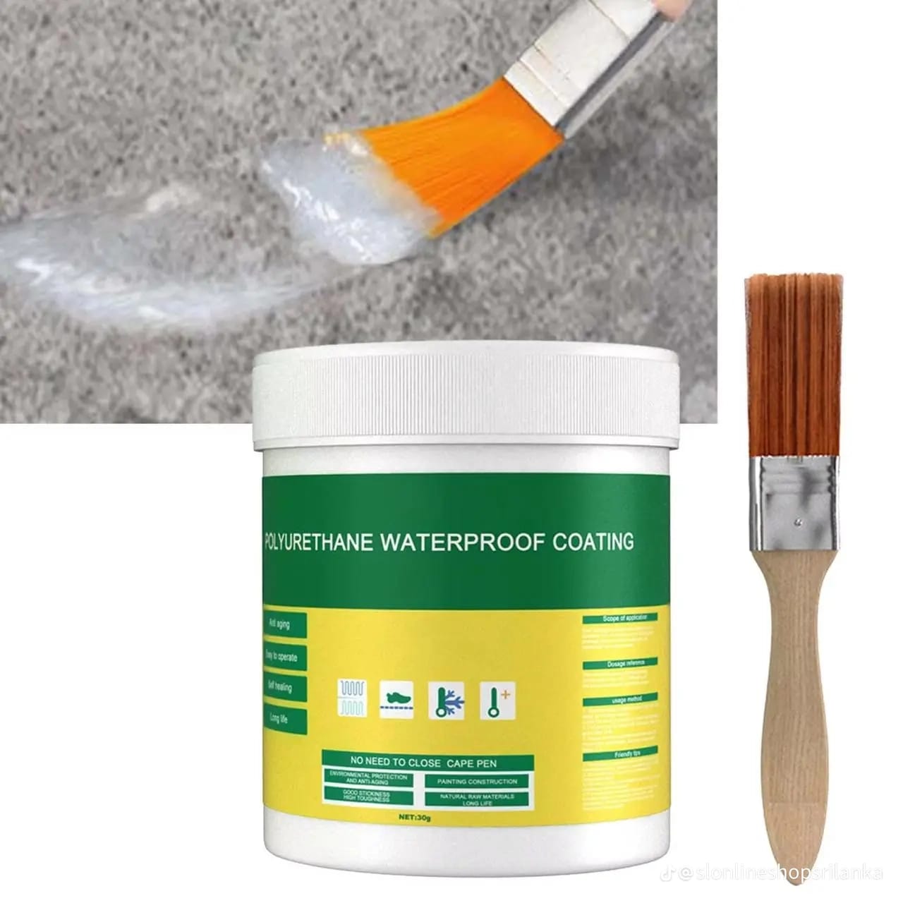 Transparent Waterproof Glue Plus Brush