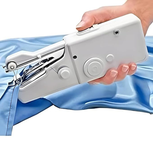 Handheld Cordless Portable White Sewing Machine